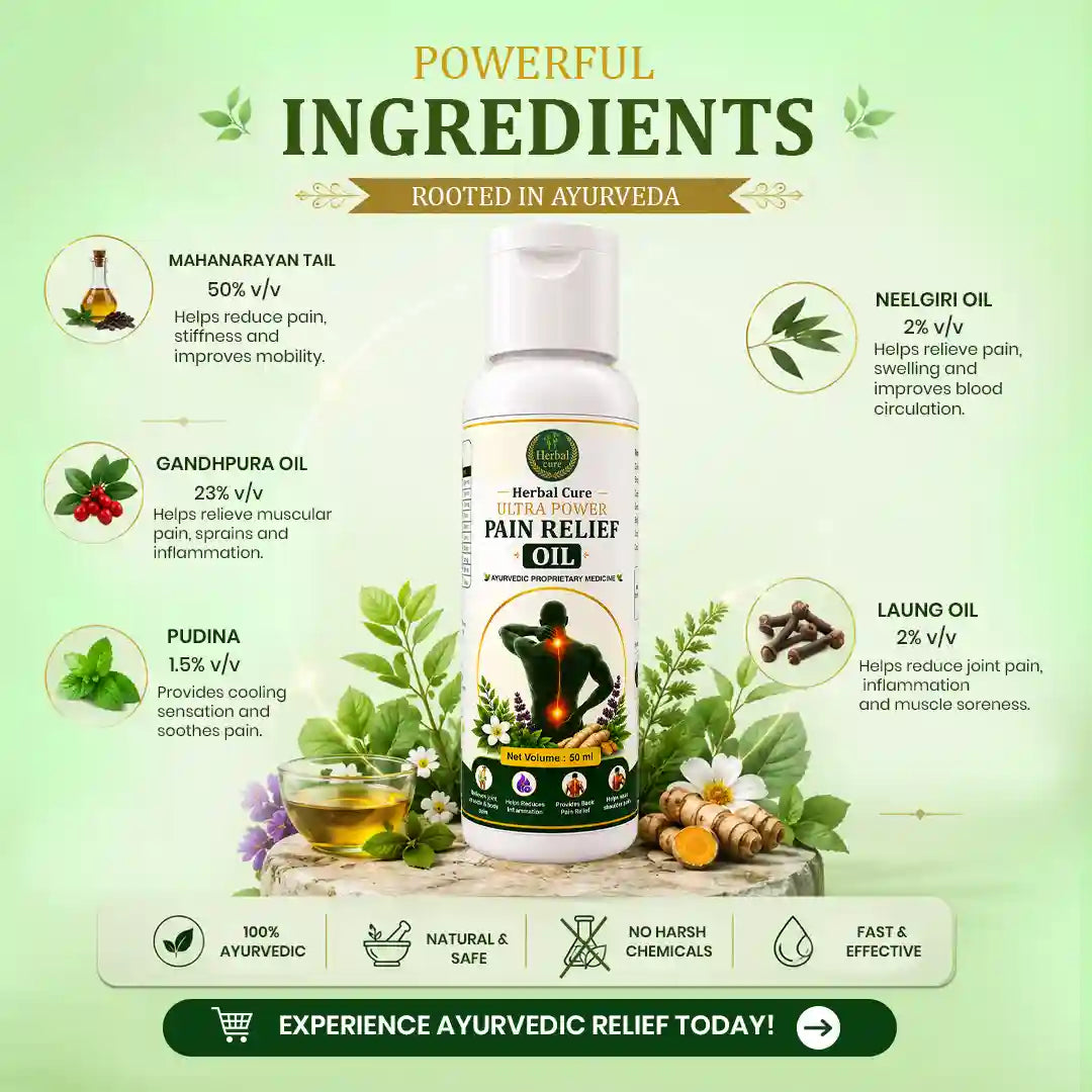 Herbal Cure Ultra Power Pain Relief Oil
