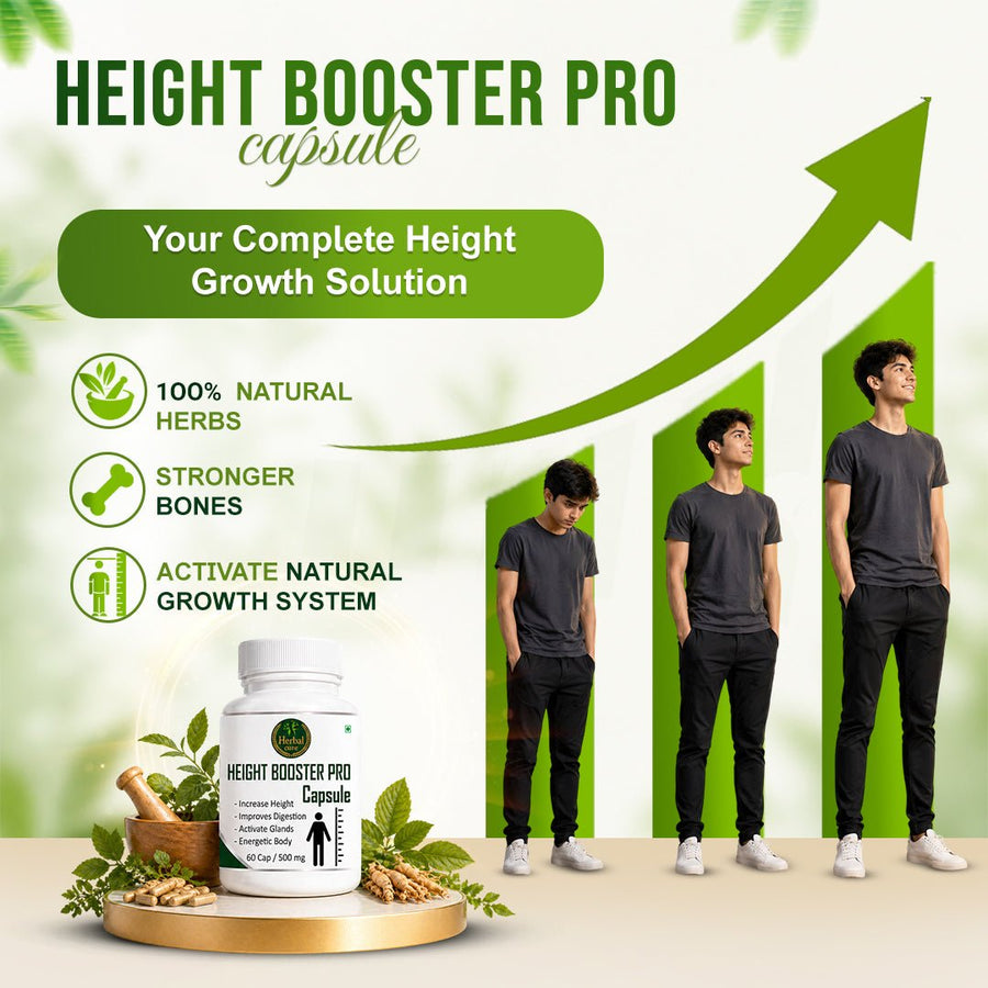 Height Booster Pro Capsule for Men & Women - Herbal Cure