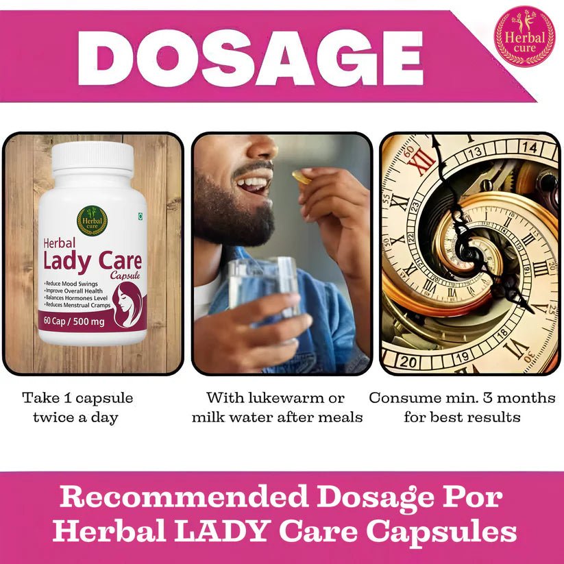 Herbal Lady Care Capsule For PCOS/PCOD - Herbal Cure