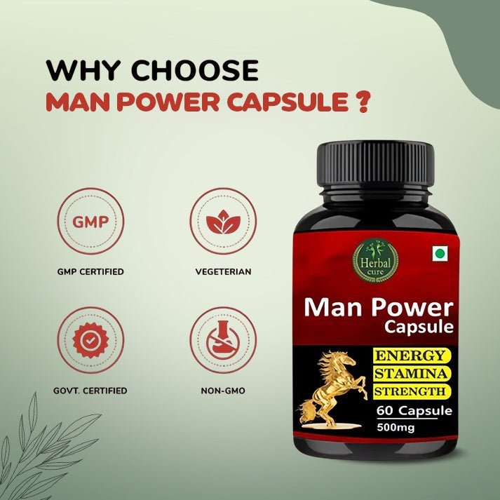 Man Power Capsule - Herbal Capsule For Improve Strength And Stamina - Herbal Cure