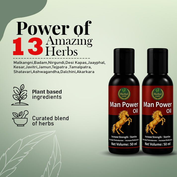 MAN POWER OIL Pack Of 2 - Herbal Cure