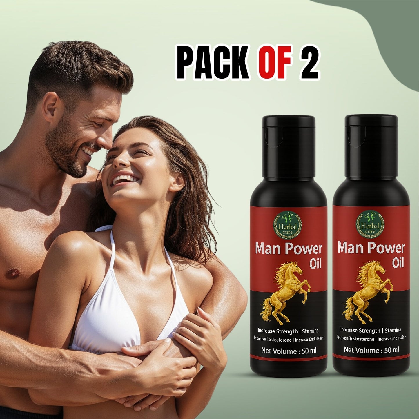 MAN POWER OIL Pack Of 2 - Herbal Cure